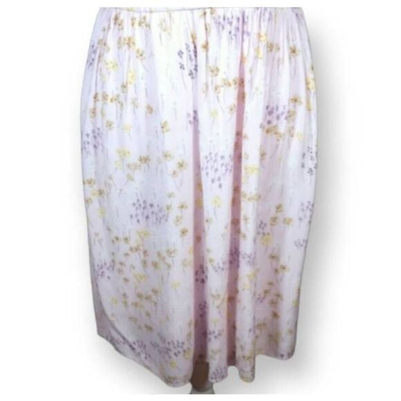 LC LAUREN CONRAD PINK, PURPLE, YELLOW FLORAL DRESS SZ.L/XL EUC. - Picture 4 of 7